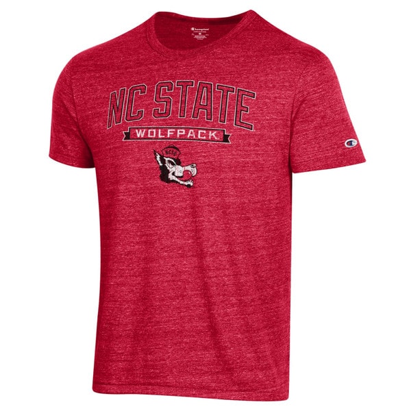 Red Short Sleeve Tri-Blend Tee - NC